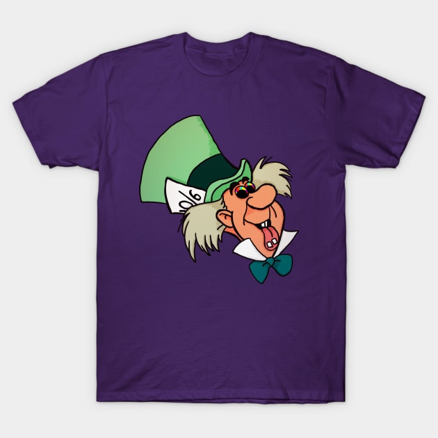 Tab Hatter - Mad Hatter, Alice In Wonderland. T-Shirt by brooklynmpls